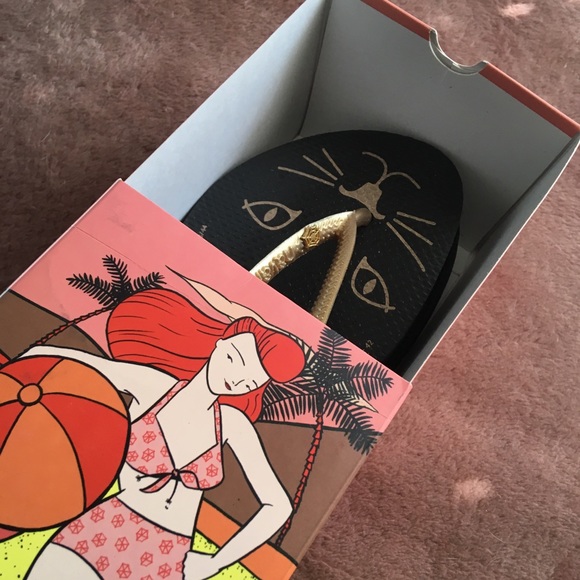 CHARLOTTE OLYMPIA 🌞 Kitty Sandals / Flip Flops - Picture 4 of 5